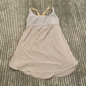 Lululemon Light Grey Tank